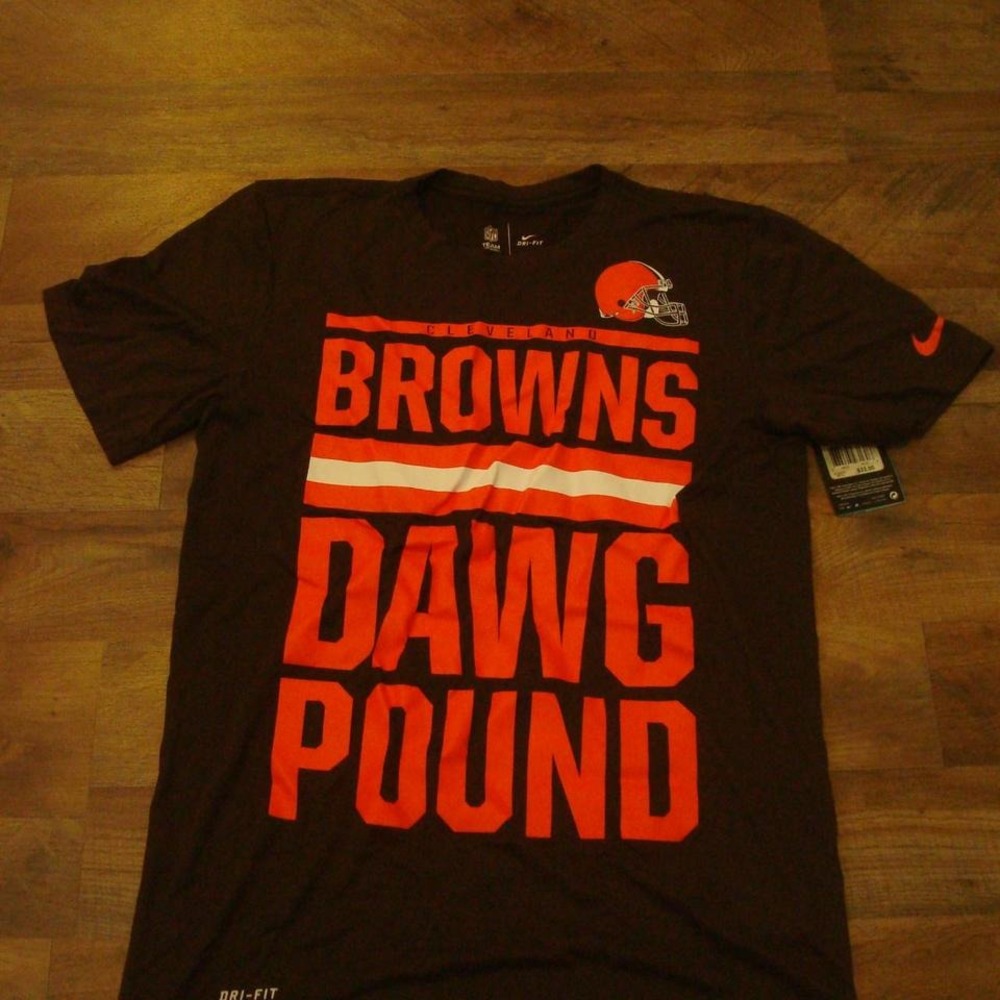 CLEVELAND BROWNS NIKE SMALL SHIRT VINTAGE 00S Y2K L2‎